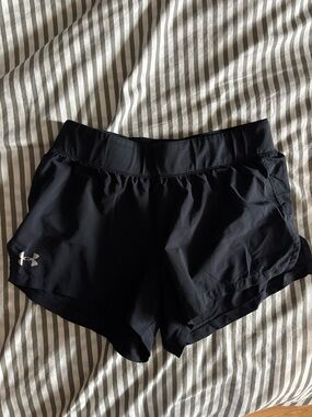 Under Armour Women's Black Athletic Running Shorts